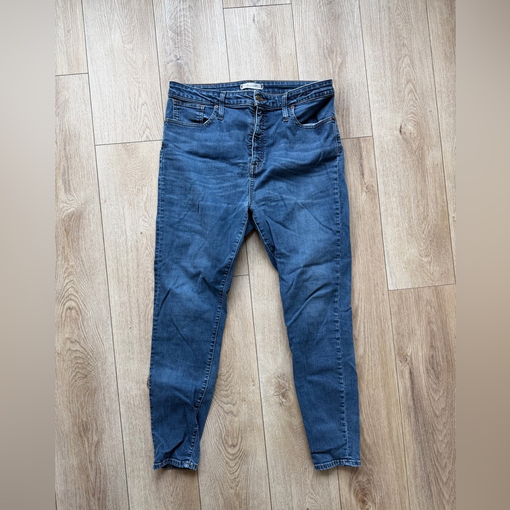 Madewell Curvy High Rise Skinny Jeans in Lucille Wash Size 32